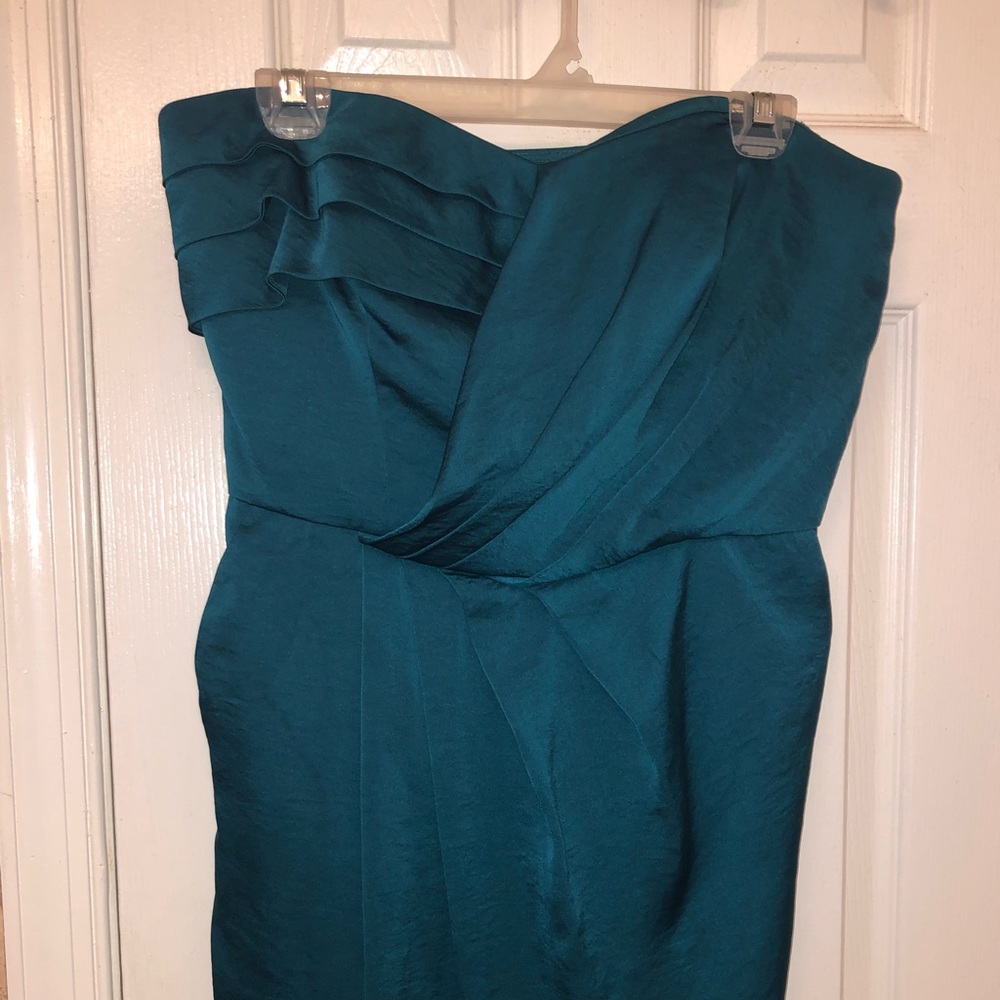 BCBG teal cocktail dress